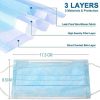 Disposable Face Mask Breathable, 3 Layers of Purifying