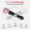 Facial Massager - 2020 Upgraded Beauty Gadget for Daily Care, Red and Blue Light Therapy, Temperature Massage, High-Frequency Vibration
