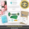 Skincare Routine with Original Jade Roller and Gua Sha Set