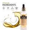 24K Gold Anti-Aging Sparkling Oil Serum - Hydrating & Illuminating Elixir for Glowing Skin