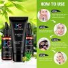 Purifying Black Facial Masks for Face and Nose