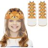 Cute Small Kids Size Face Shield with Clear Visor Elastic Band
