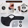 reathable Face Mask with Valves Ventilated
