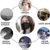 Face Protection Earloop Black Dust Washable