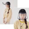 Face Shield With Transparent Sun Visor