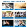 Face Protective Mask with Anti-Fog Coating