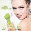 Facial Cleansing Brush PIXNOR Waterproof Spin Brush with 7 Brush Heads – Deep Cleansing & Blackhead Removal
