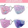 Unicorn Kids Face Mask with Adjustable Ear Loops