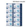 Face Mask 3-Ply Facial Cover Masks with Ear Loop