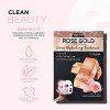 Revitalize Your Skin with E Rose Gold Luxury Hydrating Sheet Face Mask - 5 Pack for Toning, Rejuvenating, and Wrinkle Decreasing Bliss