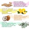 Face Exfoliator with Organic Ginger & Lemon