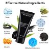 Bamboo Charcoal Black Face Masks with Facial Brush