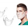Face Mask Reusable Clear Face Screen Lightweight Breathable Mouth Shield