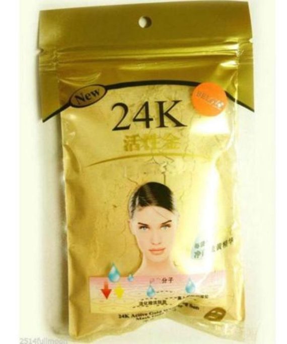 24K GOLD Active Face Mask Powder Treatment