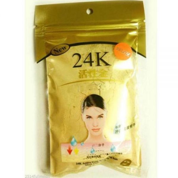 24K GOLD Active Face Mask Powder Treatment