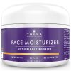 Jar of Pure Anti Aging Face Cream Moisturizer with Niacinamide, Hyaluronic Acid, Vitamin C, and Retinol on a white background