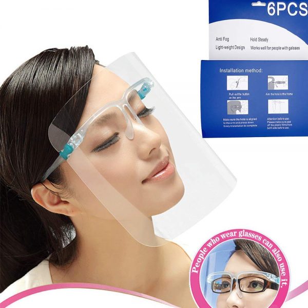 Reusable Transparent Face Visor