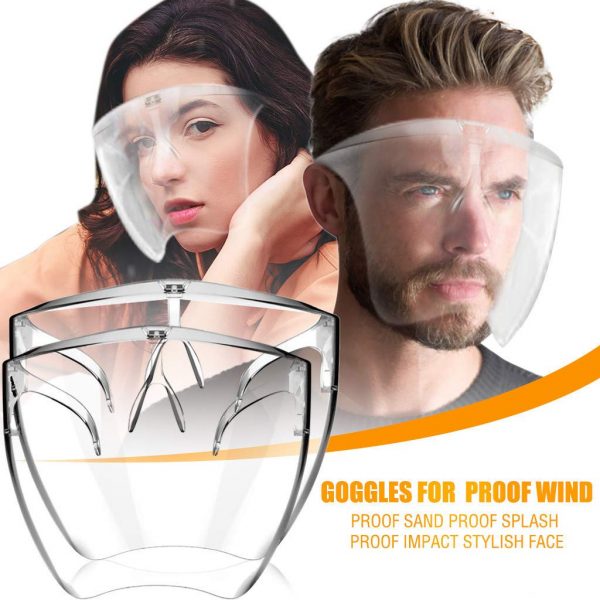  Glasses Face Visors Full Face Protection with Glasses