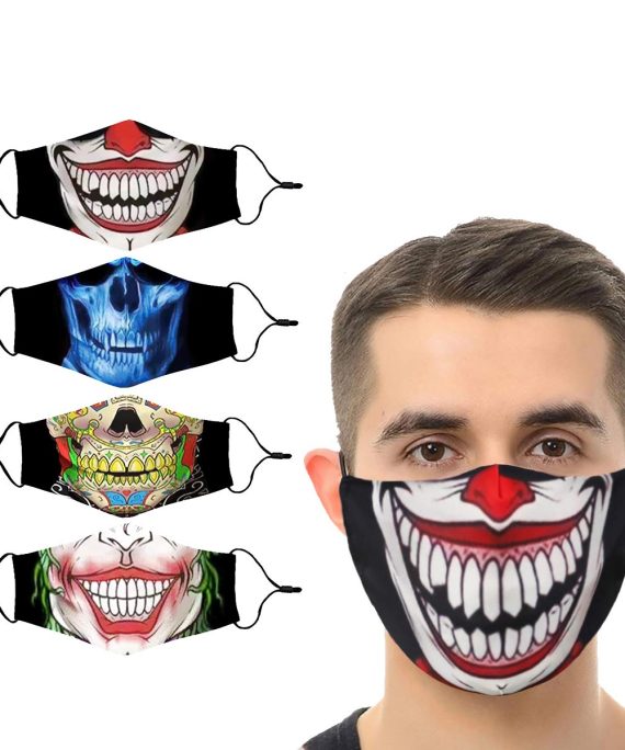 Face Mask with Adjustable Ear Loops