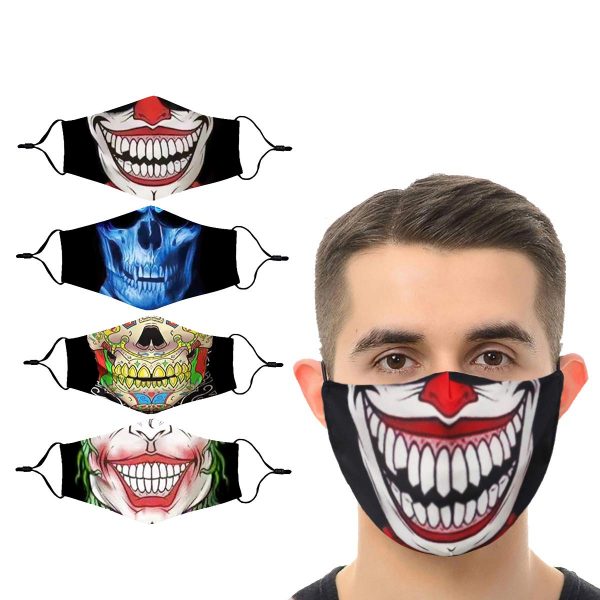 Face Mask with Adjustable Ear Loops
