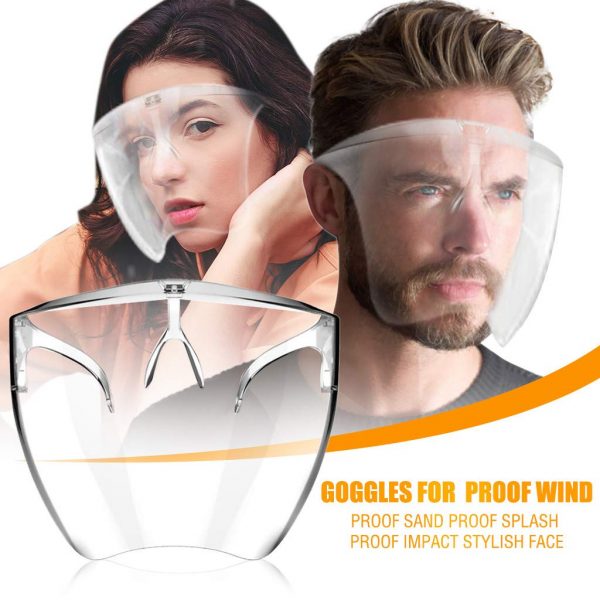 Goggle Face Shield Face Visor Shield with Glasses
