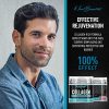 Men Collagen + Retinol Face Moisturizer - Made in USA | Anti-Aging + Anti-Wrinkle | 5% Marine Collagen Cream with Hyaluronic Acid, Jojoba, Avocado