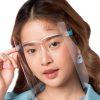 Face Shield with Eyeglass Frames Clear Vision