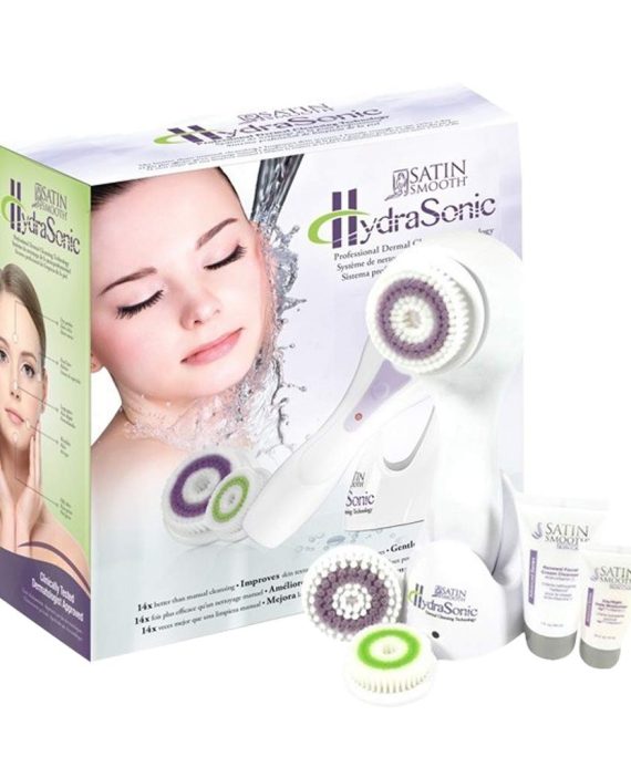 Rechargeable Cleansing Facial and Body Brush Hydrasonic Dermal Cleansing Kit