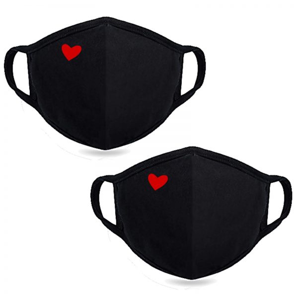 Cute Heart Face Protection Cotton Dustproof Mouth Protection