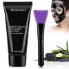 Bamboo Charcoal Black Face Masks with Facial Brush