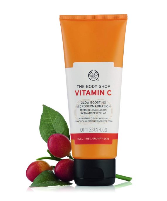 The Body Shop Vitamin C Glow Boosting Microdermabrasion Exfoliator