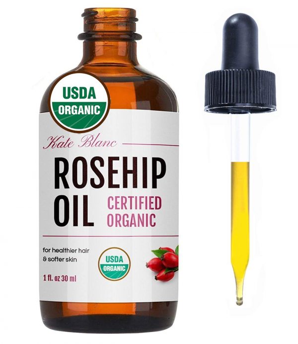 Rosehip Seed Oil by Kate Blanc. USDA Certified Organic