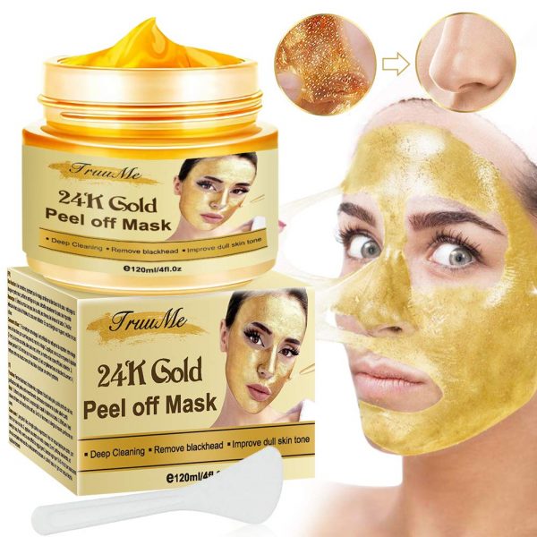 24K Gold Extract Anti-Aging, Deep Cleansing Blackhead ＆ Acne Scars