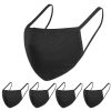 Unisex Black Dust Cotton, Washable
