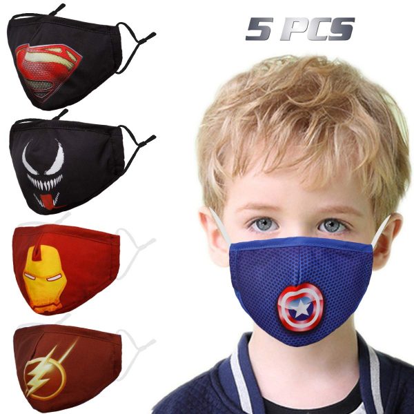 Face Mask Cute Funny Designer Breathable Cloth Cotton