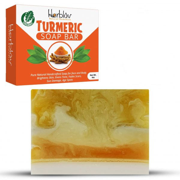 Natural Handcrafted Skincare Organic Turmeric Soap Bar