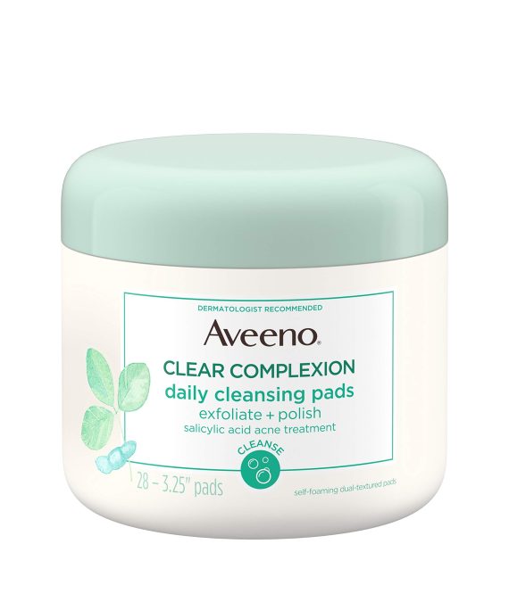 Salicylic Acid Acne Treatment Daily Facial Cleansing Pads