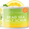 Treats Oily Skin, Acne Exfoliating Lemon Oil Dead Sea Salt