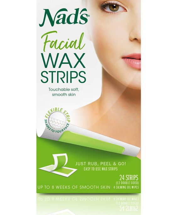 Nad's Facial Wax Strips Hypoallergenic