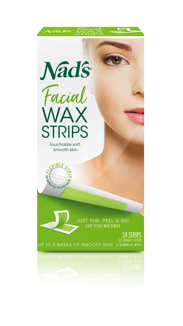 Nad's Facial Wax Strips Hypoallergenic