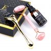 Derma Roller Jade Roller Vitamin C Hyaluranic Face Serum Kit