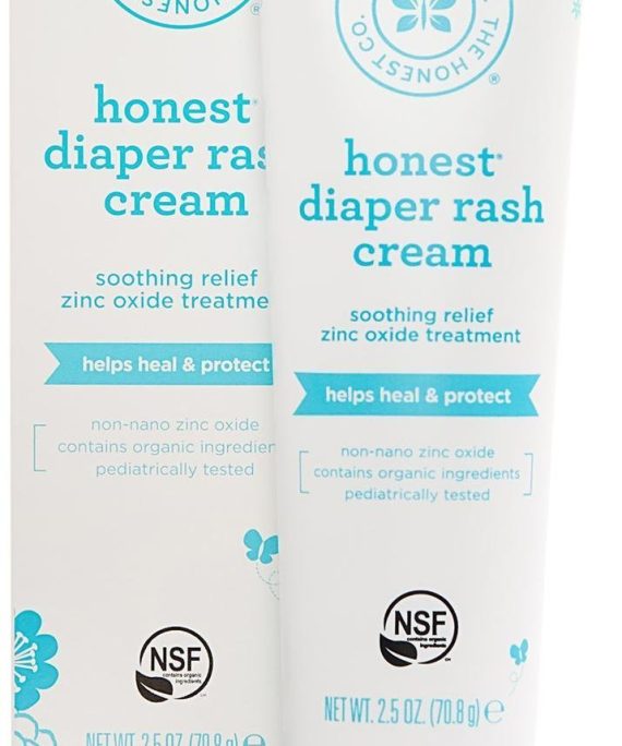 Honest Diaper Rash Cream, 2.5 Ounce