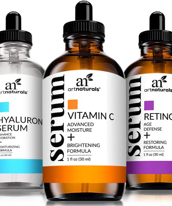 Anti-Aging-Set with Vitamin-C Retinol and Hyaluronic-Acid