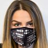 Designer Cute Face Mask Sequence Washable Bedazzled