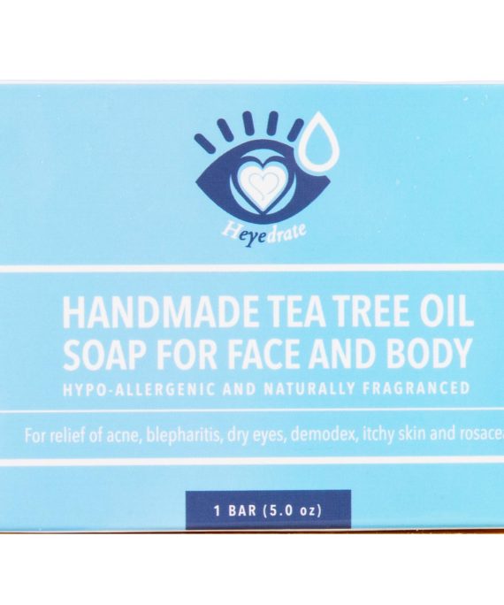 Tea Tree Oil Face Soap and Eyelid Scrub