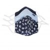 Perry Ellis Reusable Rounded Woven Fabric Face Mask