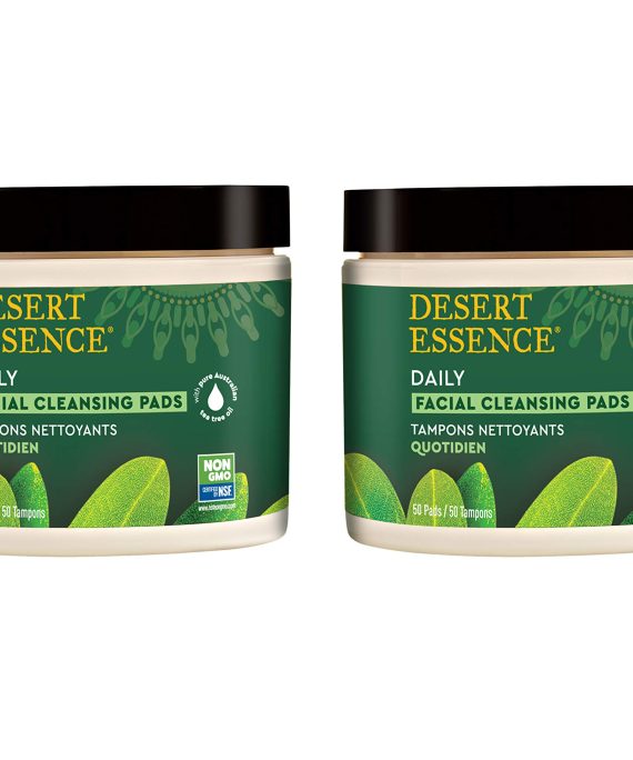 Desert Essence Natural Tea Tree Oil Facial Cleansing Pads