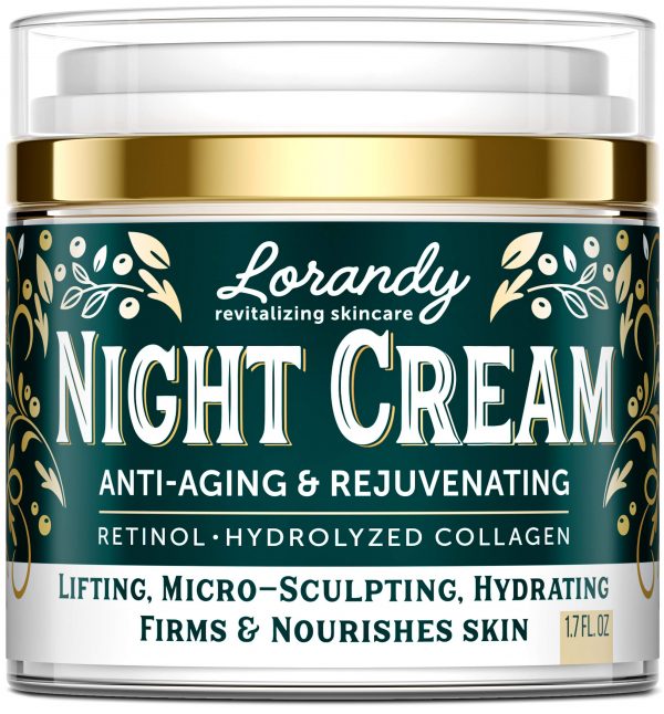 Night Wrinkle Cream for Face Hyaluronic Acid