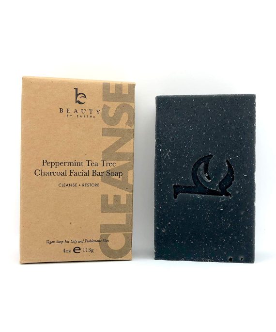 Peppermint Tea Tree Antibacterial Soap Bar Facial Cleanser