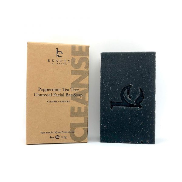 Peppermint Tea Tree Antibacterial Soap Bar Facial Cleanser